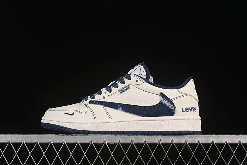 All categories Air Jordan Jordan series basketball shoes Air Jordan 1 Low high-end customized low-top sneakers Travis Scott x Fragment Design x Air Jordan 1 Low OG SP AJ1 Joe 1 Levi's joint low-top cultural casual sneakers LE2436-136